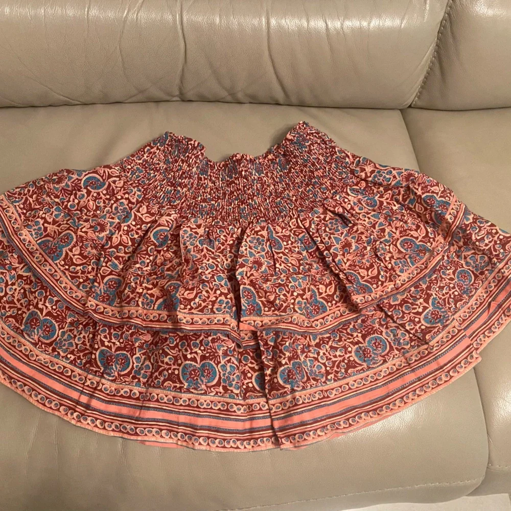 OMIKA Handmade Mango Poppy Smocked Tiered Skirt - NWOT - Medium - Picture 2 of 12